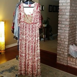 Bhanuni (anthropologie) Floral Dress NWT